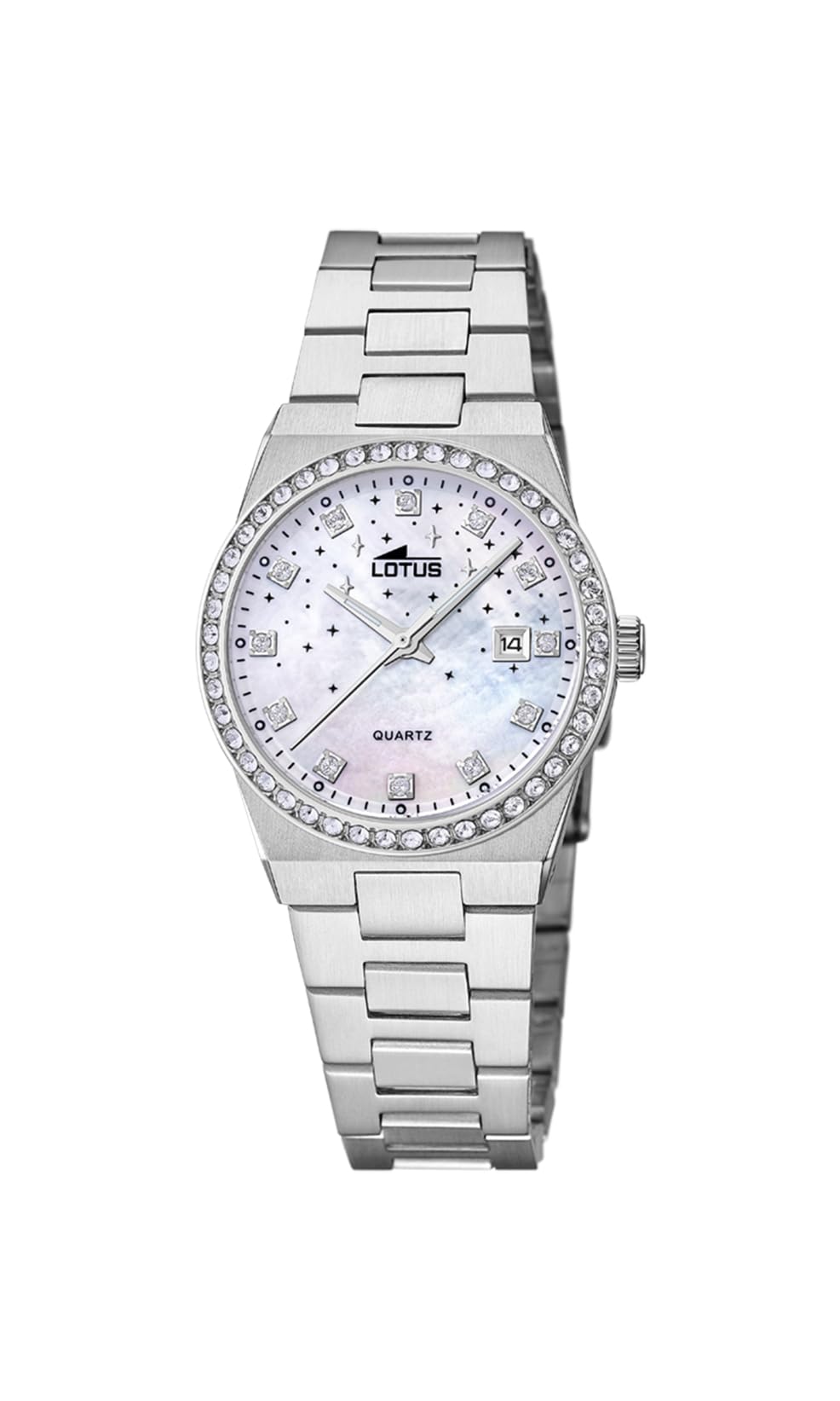 Reloj Lotus para Mujer 18885/1 Freedom Caja de Acero Inoxidable 316l Plateado Correa de Acero Inoxidable 316l Plateado
