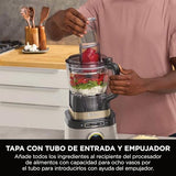 Ninja Detect Power Pro Batidora y Procesador de alimentos 3 en 1 (1200W), 3 vasos de 700ml y cuchilla para masa, ideal para mezclar, picar y batir, piedra dorada, TB401EUSTGD