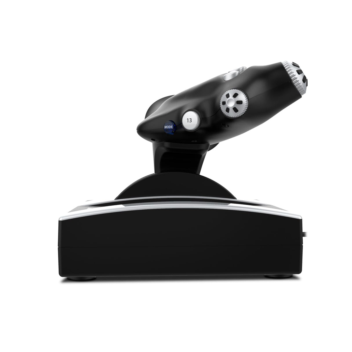KROM K-FLIGHT -Joystick set, Juego palancas simulador vuelo, Palanca acelerador/dirección, modo interno vibración, Grip sintético mejor agarre, 2 ejes, 2 POV, 16 botones, PC, PS4, Xbox One, Negro