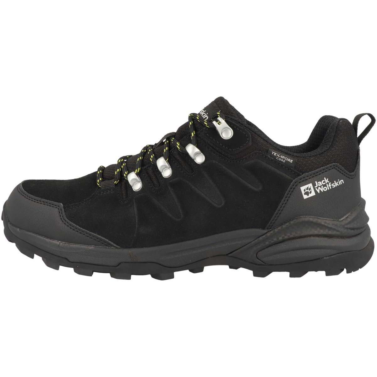 Jack Wolfskin Refugio Texapore Low M, Zapatillas, Hombre, Phantom Burly Yellow Xt Cuchillo, 47.5 EU