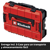 Einhell Professional Martillo perforador con batería TP-HD 18/26 D Li BL-Solo Power X-Change (18 V, sin escobillas, 2,6 J, SDS-plus, mecanismo de impacto neumático, empuñ. en D, maletín, sin batería)