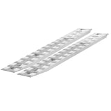VEVOR Rampa de Carga de Aluminio 2 Piezas 240 x 38 cm Rampa de Acceso Capacidad de Carga de 2721,6 kg Ligera y Portátil para Motocicleta Todoterreno, Remolque, ATV, UTV, Tractor, Cortacésped