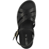 Geox D Xand 2s, Sandalia, Black, 39 EU