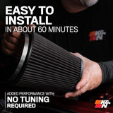 K & N Filters 71 – 3092 rendimiento Kit de Admisión Coche