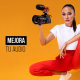 RØDE VideoMic GO II - Micrófono de escopeta ultra compacto y ligero con audio USB para cine, creación de contenido, grabación de ubicación, locutores, podcasting y videollamadas