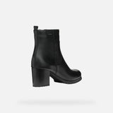 Geox D New Lise NP ABX A, Bota de Tobillo Mujer, Negro, 37 EU