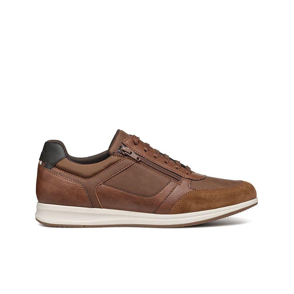 Geox U Avery a, Zapatillas Hombre, Browncotto, 46 EU