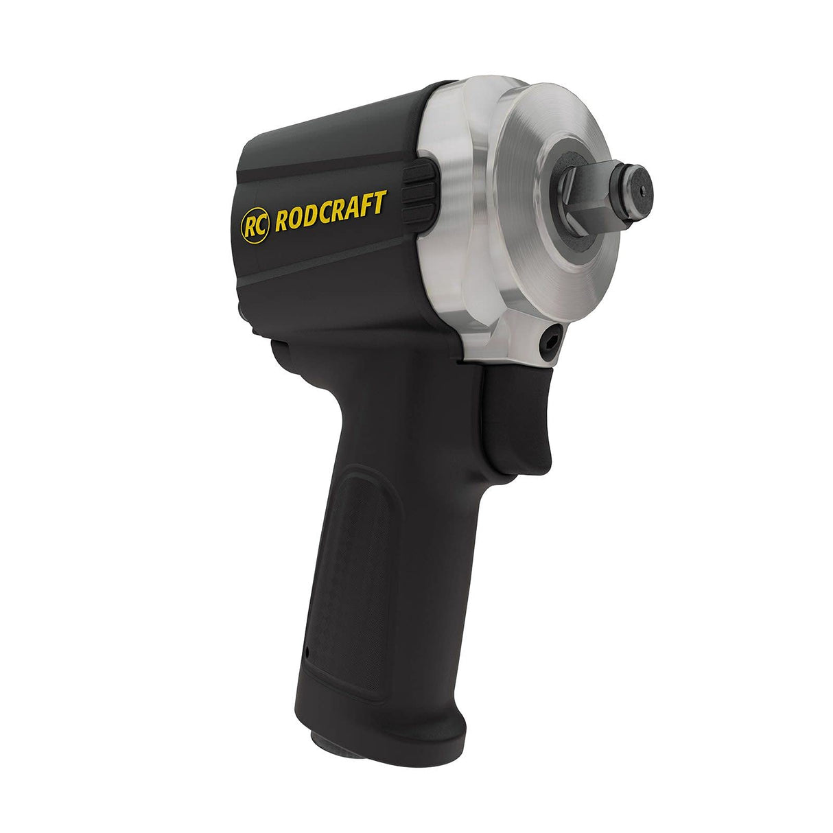 Rodcraft RC2203 - Llave de impacto neumática (1/2", 1254 Nm, 10500 rpm, manejo con una sola mano (derecha/izquierda), regulación de potencia (3 avances, 1 trasero)