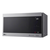 LG Microondas MS2595CIS con tecnología Smart Inverter 25 litros de capacidad, 1000 W, programas automáticos, niveles de potencia ajustables y función EasyClean, color plateado