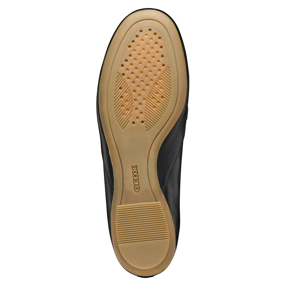 Geox - D Palmaria J, Mocasín Mujer, Black,