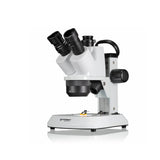 Bresser Microscopio estereoscópico trinocular Analyth STR Trino 10x - 40x con luz LED Regulable separada y asa de Transporte para Uso móvil