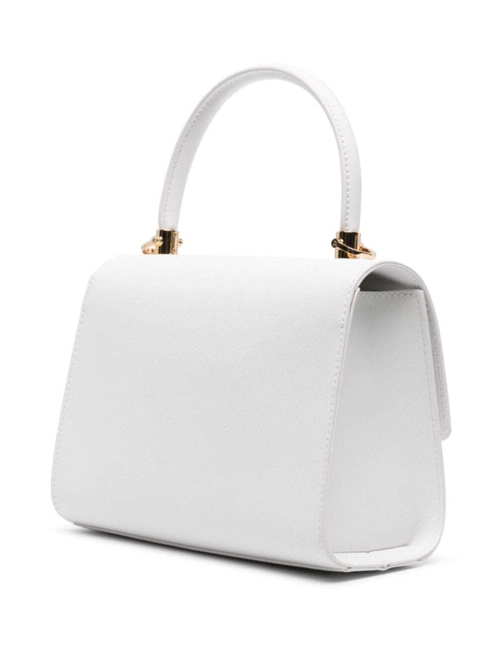 Love Moschino jc4328pp0i, Bolsa de Mano Mujer, Blanco, Talla única