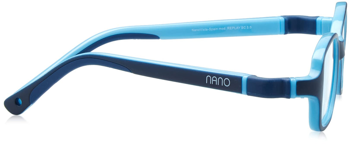 NANOVISTA Replay SC 3.0 Gafas, Bicolor Marino Mate/Azul, 44 Unisex Adulto