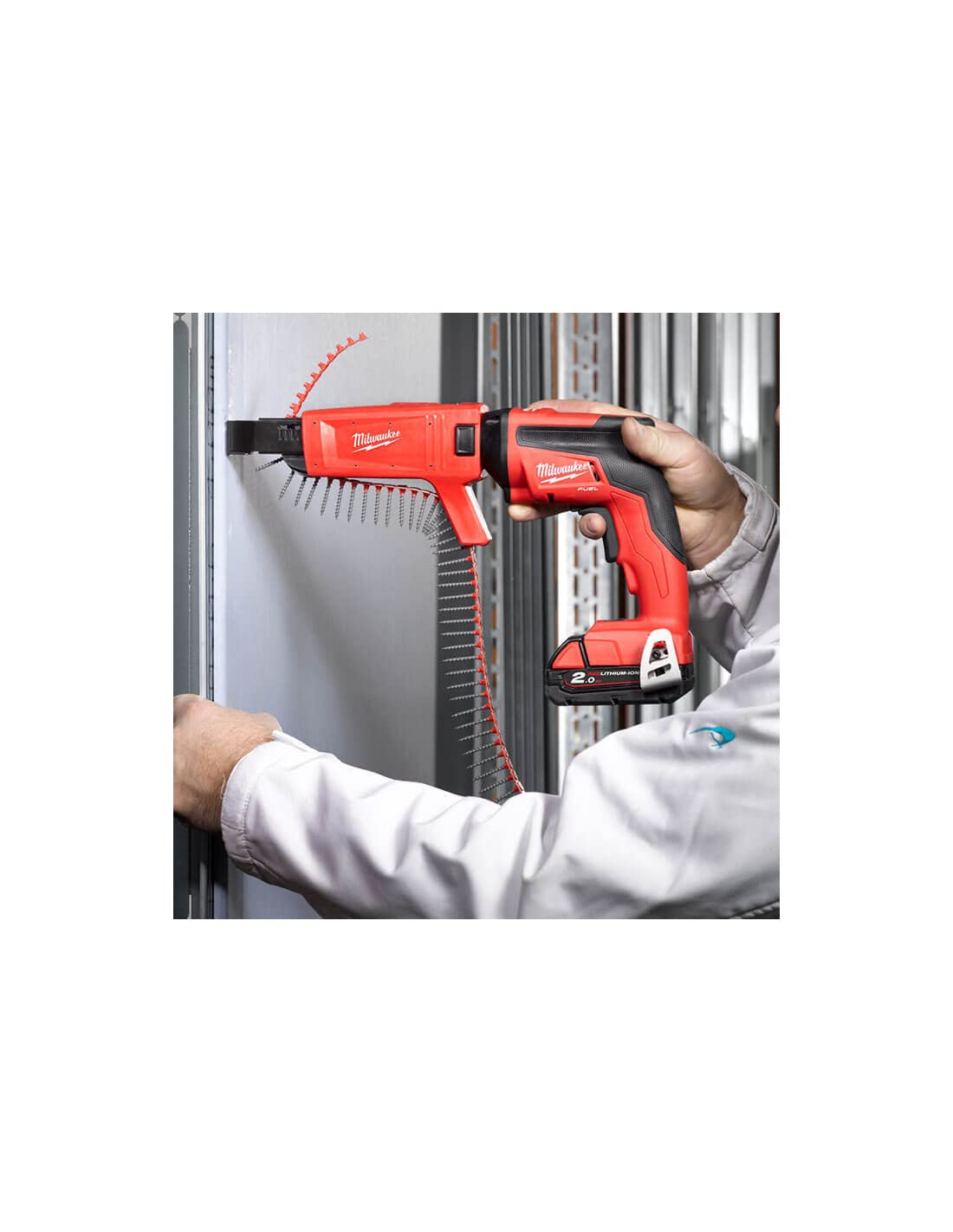 Milwaukee M18 FSGC-202X 4500RPM 18V Ión de litio Negro, Rojo atornillador inalámbrico - Destornillador (18 V, Ión de litio, 2 kg)