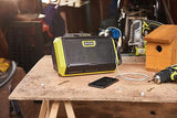 Ryobi - Altavoz Portátil Bluetooth 10W 18V One+ - hasta 17 Horas de Reproducción con Batería de 5 Ah - Peso 1,6kg - Alcance del Bluetooth 25m - Puerto de Carga USB - Sin Batería ni Cargador - RBT18-0