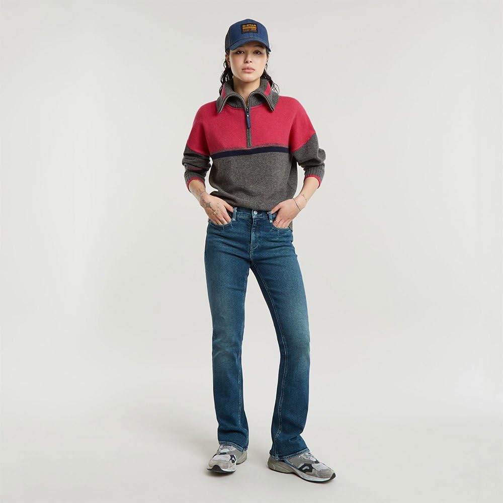 G-Star para Mujer Noxer Bootcut Jeans, Azul (Worn in Meadows D21437-D763-G725), 28W / 32L