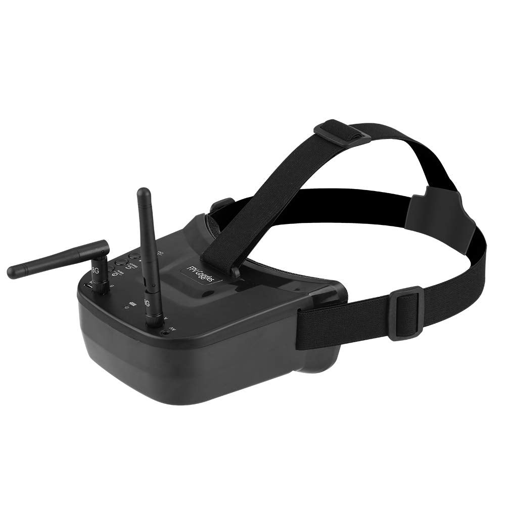 Germerse Gafas FPV, FPV RC Drone Goggles, 5.8G 40 Canales RC FPV Goggles 1200mAh Batería FPV Goggles para FPV Quadcopter Drones