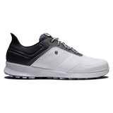 FootJoy FJ Stratos, Zapatos de Golf Hombre, White/Black/Iron, 42 EU