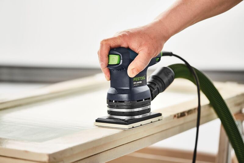 Festool RTS 400 REQ - Lijadora (Lijadora manual, Lijadora orbital, Bolsa para el polvo, 6000 RPM, 12000 RPM, 12000 OPM)