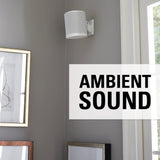 Sanus Soportes de Pared Ajustables para Altavoces diseñados para SONOS One, Play:1 & Play:3 – Par (Blanco)