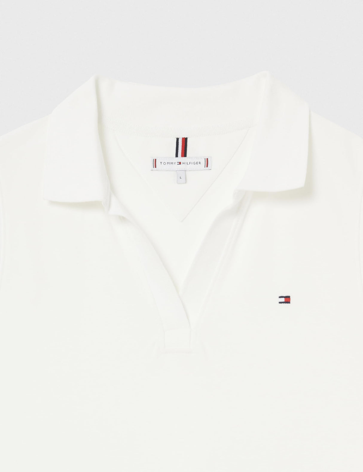 Tommy Hilfiger Vestido Polo para Mujer, Blanco (TH Optic White), XL