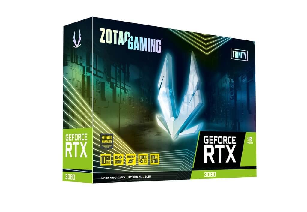 Zotac Gaming GEFORCE RTX 3080 Trinity OC LHR, Gris