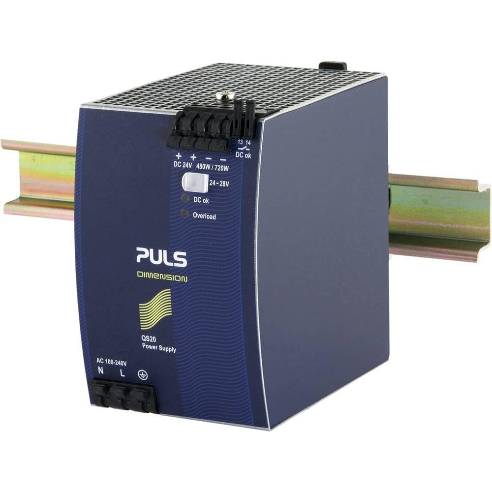 PULS QS20.241-C1 - Fuente de alimentación para Carril DIN (24 V CC, 20 A, 480 W)