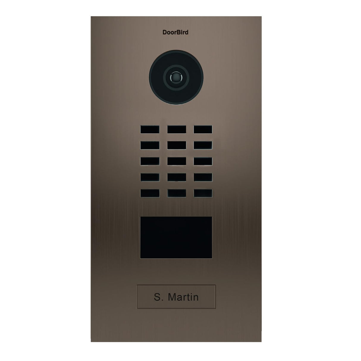 DoorBird D2101BV Bronce sistema de intercomunicación de video - Sistemas de intercomunicación de video (Bronce, IP65, IEEE 802.3af, 720p, ultra-ancha, 180°)