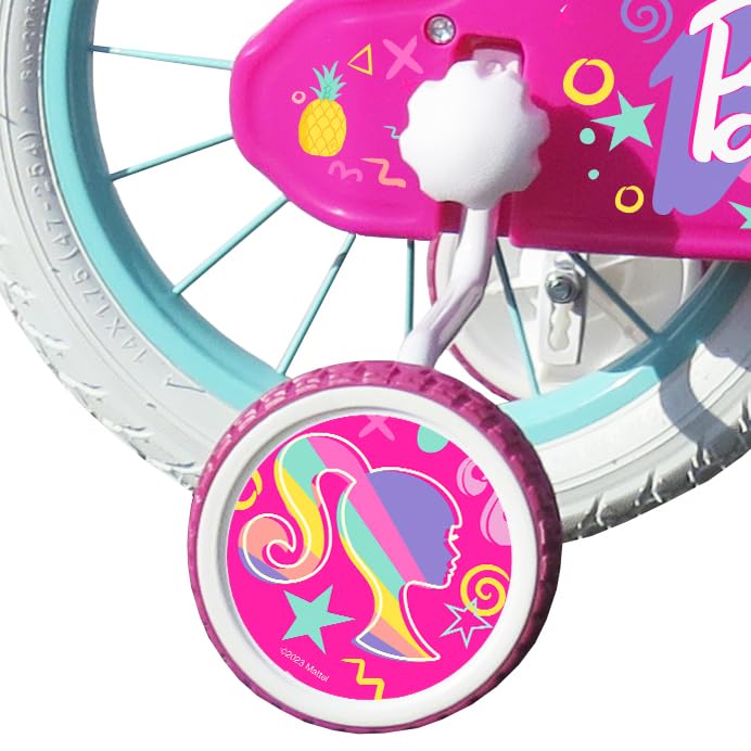 albri 16 Pulgadas, Bicicleta Barbie Niña, Rosa