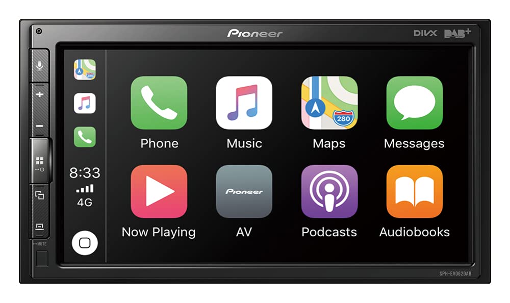 Pioneer SPH-EVO62DAB-UNI Moniceiver Dab+ Tuner, Bluetooth®-Equipo de Manos Libres, AppRadio, Anschlu
