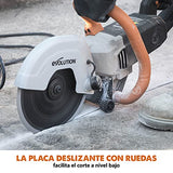Evolution Sierra para hormigón de 230 mm R230DCT de Evolution: motor de 2000 W, sin gasolina, corte de 90 mm, incl. hoja de diamante para mampostería
