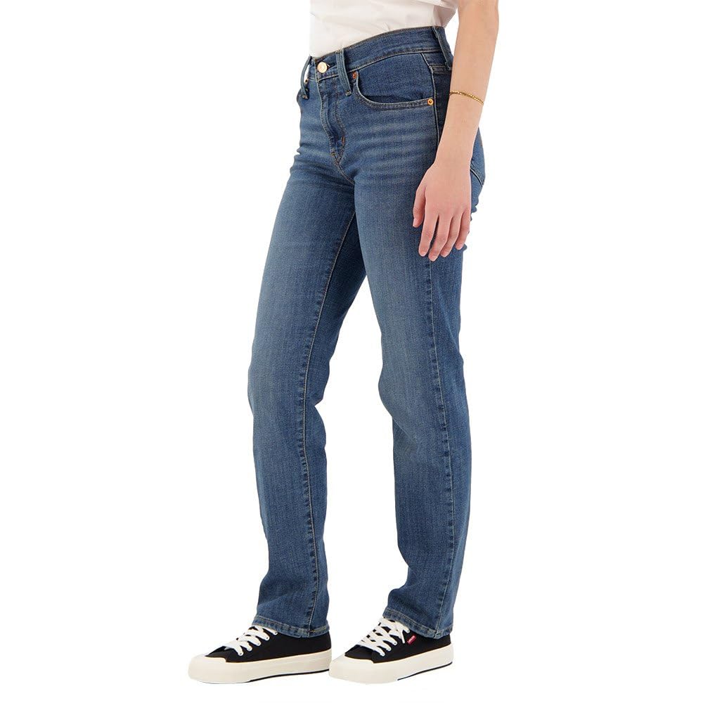 Levi's 724 High Rise Straight Pantalones, Way Way Back, 31W / 30L Mujeres