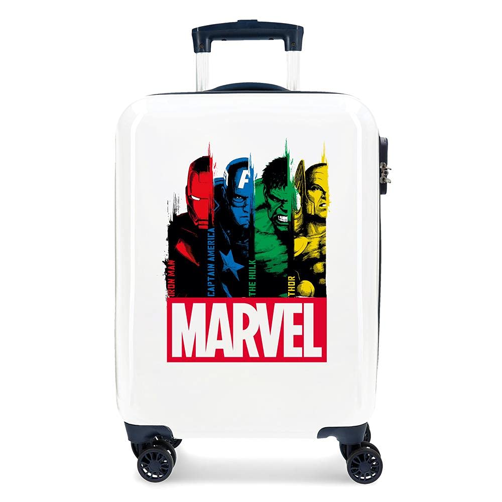 Marvel, Power Maleta De Cabina Rígida 55cm Niños, Multicolor, 38x55x20 Cms