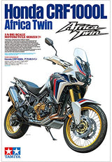 Tamiya 1:6 Honda CRF 1000L Africa Twin Enduro-modelkit, plástico, Kit para Montar, réplica Detallada, sin Pintar, Color Multi-colord (16042)
