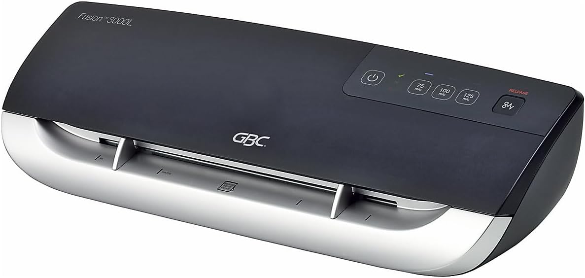 GBC Fusion 3000L - Plastificadora para oficina y hogar, A3, Negro lata