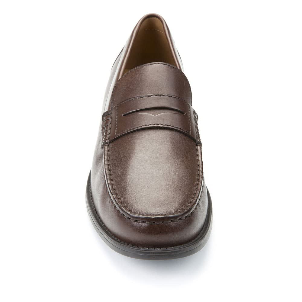 Geox U New Damon B, Mocasines Hombre, Marrón Dk Brown, 47 EU