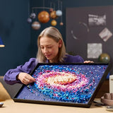 LEGO Art Galaxia Vía Láctea Arte Mural y Decoración de Pared para el Salón y Hogar, Regalo Creativo de Astronomía para Hombres y Mujeres, Maqueta para Adultos, Póster 3D 31212