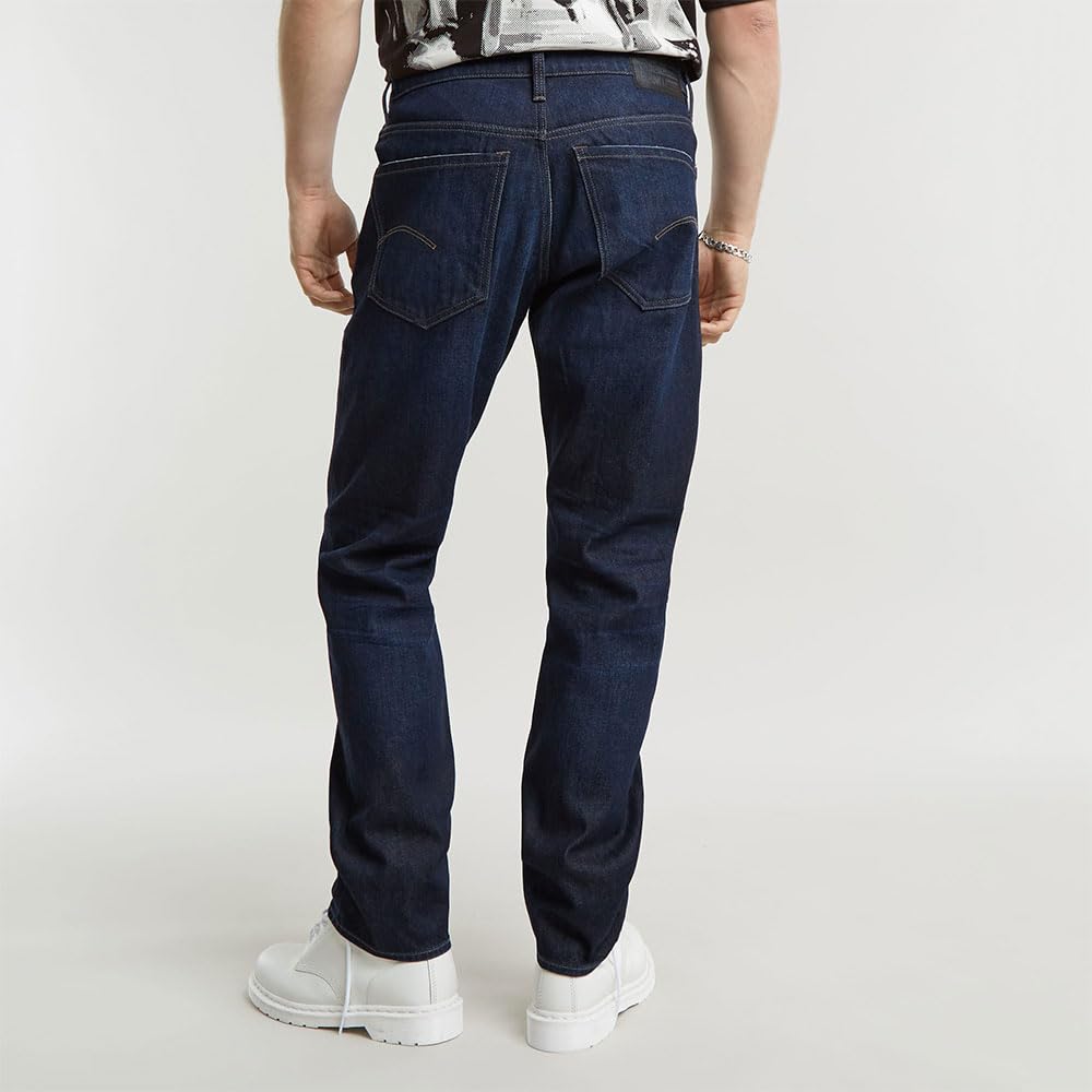 G-STAR Mosa Straight Jeans Hombre, Azul (Worn In Hourglass D23692-c052-g843), 32W / 36L