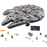 LEGO Star Wars Millennium Falcon, Maqueta de Construcción para Adultos de la Nave Estelar de Han Solo con Mini Figuras Chewbacca, Leia y C-3PO, Regalo Coleccionable para Hombres, Mujeres y Fans 75192