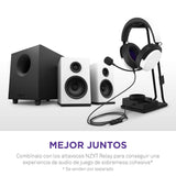 NZXT Relay subwoofer de sobremesa para PC Gaming - AP-SUB80-EU - 140 vatios - Graves Profundos y potentes - Controlador Down-Firing de 6.5" - Diseño Compacto - Controles de Cruce y Fase - Negro