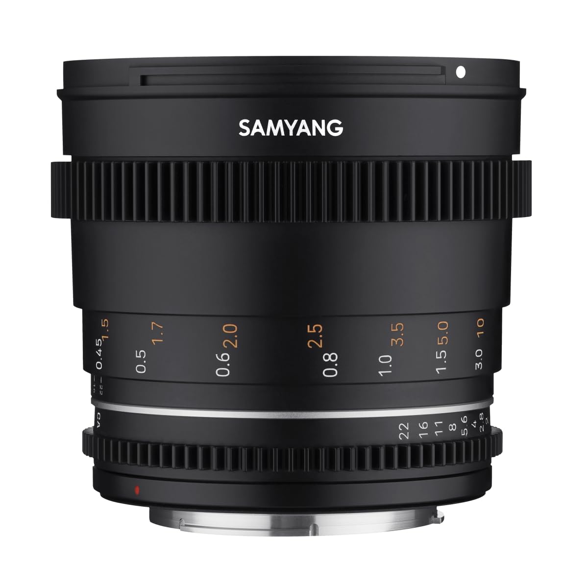 Samyang SA1716 - Lentes de Cámara Compatibles con 50mm T1.5 MK2 Canon RF, Negro
