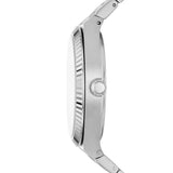 Fossil Scarlette Reloj para Mujer, Movimiento de Cuarzo con Correa de Acero o Piel, Tono Plateado, 38MM