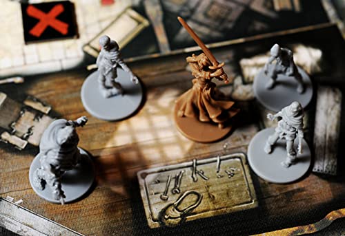 Asterion-Zombie Zombicide Black Plague – Juego de Mesa, edición en Italiano, 14 años +, Gioco Base (8435)