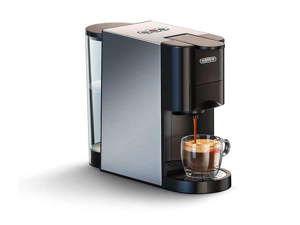 HiBREW Cafetera de cápsulas 4 en 1, 1450 W, H3A