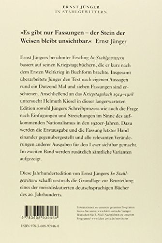 In Stahlgewittern: Historisch-kritische Ausgabe