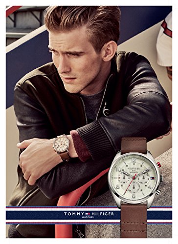 Tommy Hilfiger Reloj Analógico de Cuarzo para Mujer con Correa de Malla de Acero Inoxidable Plateada - 1781690