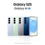 Samsung Galaxy S25 512GB Teléfono Móvil con IA, Galaxy AI, 12GB RAM, Cámara 50MP, Dual SIM, IP68, Garantía del Fabricante 3 Años + 1 Año Extra, Color Negro Azulado (Versión Española)