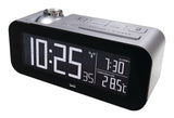 Balance 862458 Digital alarm clock Negro, Plata - Despertador (LCD, 220-240, Negro, Plata, 90 mm, 8,5 cm, 225 mm)