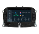 Autorradio de Ajuste Personalizado para Fiat 500 Android GPS Bluetooth WiFi Dab USB Pantalla táctil Full HD 7"