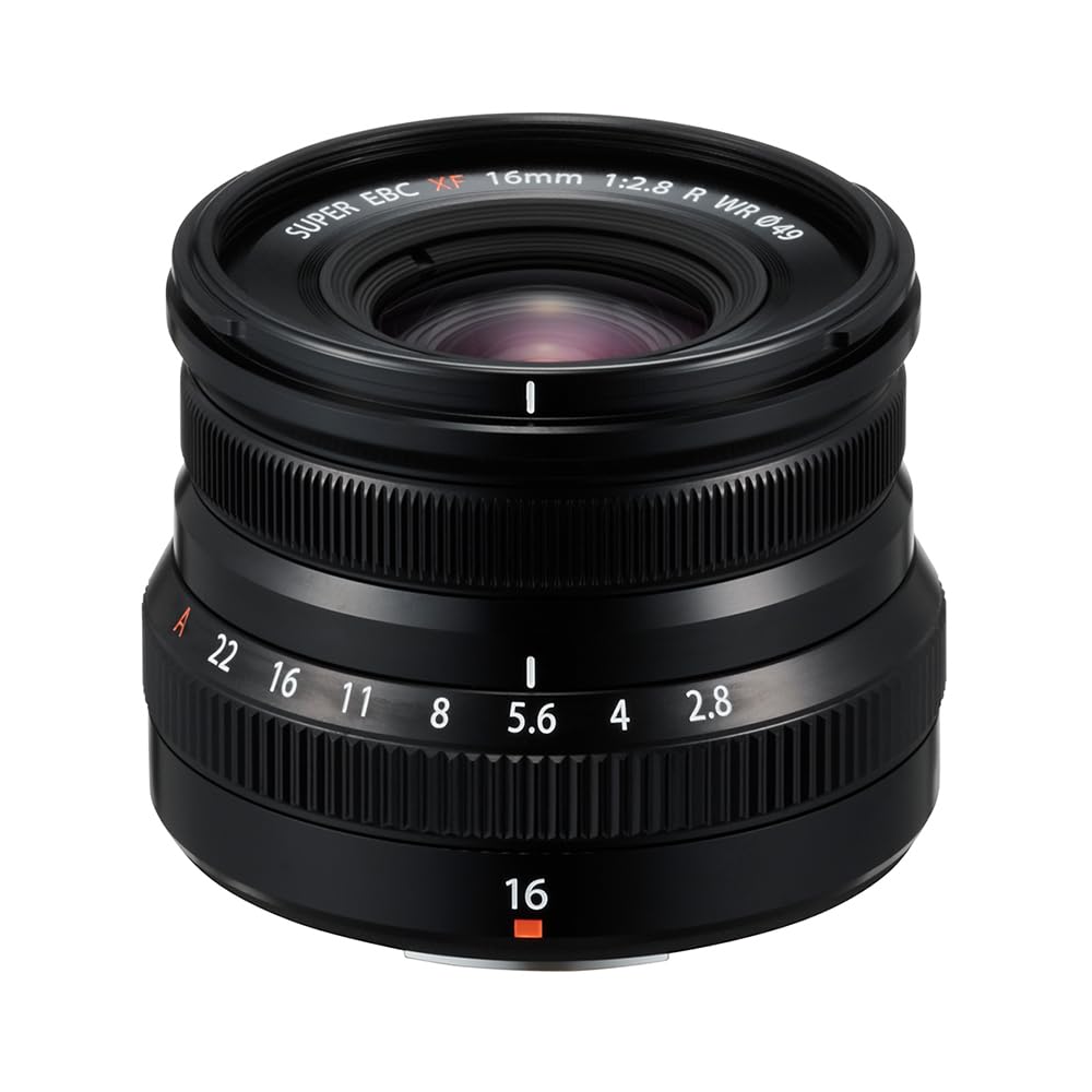Fujifilm FUJINON XF 16 mm F2.8 R WR, Color Negro